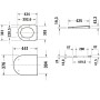 Duravit D-Neo WC-Sitz ohne Absenkautomatik