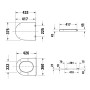 Duravit Universal WC-Sitz D-shaped mit Absenkautomatik
