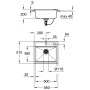 GROHE K700 Kompositspüle 56 x 51 cm