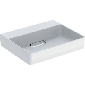 Geberit ONE Waschtisch 50 cm, Abgang horizontal, ohne Hahnloch, ohne Überlauf