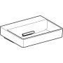 Geberit ONE Waschtisch 50 cm, Abgang horizontal, ohne Hahnloch, ohne Überlauf