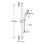 GROHE Vitalio Comfort 110 Brausestangenset 90 cm mit 2 Strahlarten