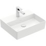 Villeroy & Boch Memento 2.0 Waschtisch mit 1 Hahnloch, ohne Überlauf