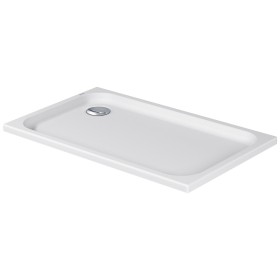 Duravit D-Code Rechteck Duschwanne 120 x 70 cm mit Antislip