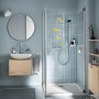 GROHE Precision Trend Thermostat-Brausebatterie 1/2" mit Brausegarnitur 60 cm