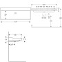 Geberit Xeno² Waschtisch 120 cm ohne Hahnloch