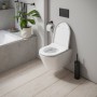 Duravit D-Code WC-Sitz, mit Absenkautomatik, vormontierte Scharniere
