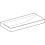Geberit ONE Waschtisch 105 cm, Abgang vertikal, ohne Hahnloch, ohne Überlauf