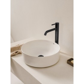 Miscelatore monocomando per lavabo alto Roca Ona con scarico