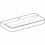 Geberit Renova Plan Waschtisch 100 cm mit Hahnloch mittig, ohne Überlauf