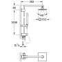 GROHE Euphoria Cube Duschsystem mit Umstellung