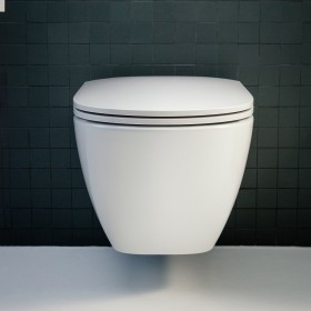 WC suspendu compact LAUFEN LUA, sans bride