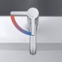 Duravit C.1 Einhebel-Waschtischmischer M FreshStart und MinusFlow, mit Zugstangen-Ablaufgarnitur