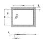 Duravit Tempano Duschwanne 120 x 90 cm, mit Antislip