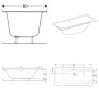 Geberit Soana Duo Badewanne 180 x 80 cm
