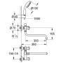 GROHE Costa Mehrzweckbatterie mit Brausegarnitur
