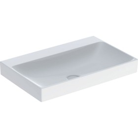 Geberit ONE Waschtisch 75 cm, Abgang vertikal, ohne Hahnloch, ohne Überlauf