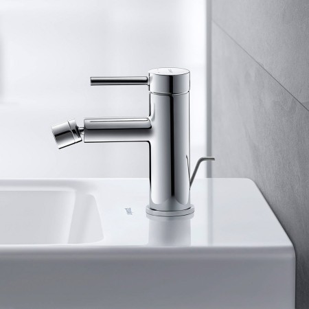Duravit Circle Einhebel-Bidetmischer mit Zugstangen-Ablaufgarnitur