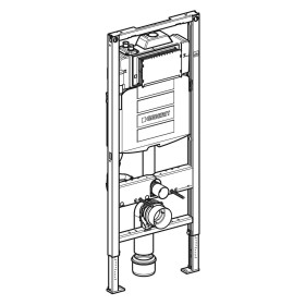 Élément Geberit Duofix pour WC suspendu, 120 cm, réservoir de chasse Sigma UP 12 cm, rinçage hygiénique HS30