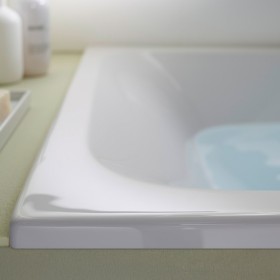 Geberit Tawa Rechteckbadewanne, schmaler Rand 180 x 80 cm