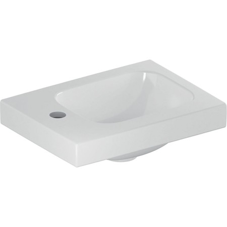 Geberit iCon Light Handwaschbecken 38 cm mit Hahnloch links