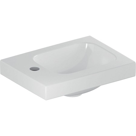 Geberit iCon Light Handwaschbecken 38 cm mit Hahnloch links