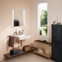 hansgrohe Xanuia Q Waschtisch 550/480 mit Hahnloch und Überlauf