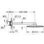 GROHE Rainshower SmartActive 310 Kopfbrauseset mit 2 Strahlarten und Wandanschluss