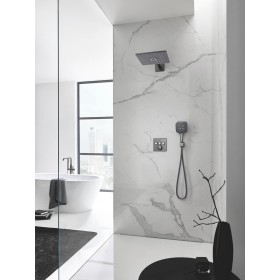 GROHE Rainshower SmartActive 130 Cube Pomme de douche à main avec 3 types de jets