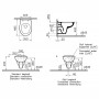 VitrA S20 Wand-WC Compact VitrA Flush 2.0, Tiefspüler ohne Spülrand, mit Bidetfunkion