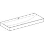 Geberit ONE Waschtisch 120 cm, Abgang vertikal, 1 Hahnloch, ohne Überlauf