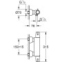 GROHE Grohtherm Special Thermostat-Brausebatterie
