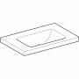 Geberit iCon Light Waschtisch 75 cm mit Ablagefläche, ohne Hahnloch, ohne Überlauf