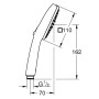 GROHE Vitalio Comfort 110 Handbrause mit 2 Strahlarten