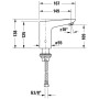 Duravit Sensor 1 Elektronik-Waschtischarmatur mit Steckernetzteil
