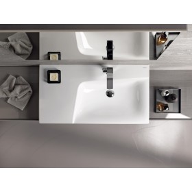 Geberit Xeno² Waschtisch 90 cm mit Ablagefläche links