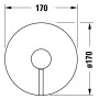 Duravit Circle Einhebel-Brausemischer Unterputz