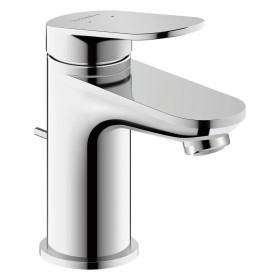 Duravit Wave Einhebel-Waschtischarmatur S mit Zugstangen-Ablaufgarnitur