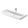 Duravit No. 1 Möbelwaschtisch 100 cm, mit 1 Hahnloch und Überlauf
