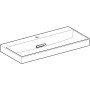 Geberit ONE Waschtisch 105 cm, Abgang horizontal, 1 Hahnloch, ohne Überlauf