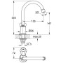 GROHE Costa Standventil, DN 15