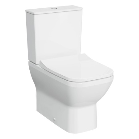 VitrA Integra Square Stand-WC-Kombi Tiefspüler spülrandlos VitrA Flush 2.0