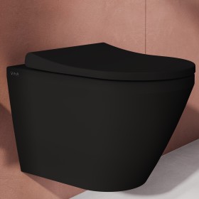 VitrA M-Line WC-Sitz Slim Wrap, rund mit Absenkautomatik