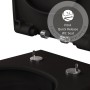 VitrA M-Line WC-Sitz Slim Wrap, rund mit Absenkautomatik