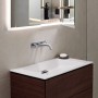 Geberit ONE Waschtischarmatur rundes Design, Wandmontage, Zweigriffmischer