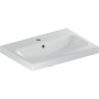 Geberit iCon Light Waschtisch 60 cm verkürzte Ausladung mit Hahnloch mittig, ohne Überlauf