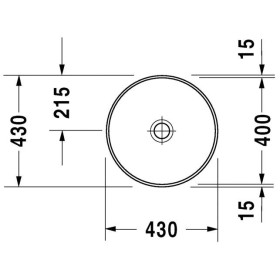 Duravit Architec Vasque encastrée 40 cm