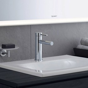 Duravit Circle Einhebel-Waschtischmischer M ohne Zugstangen-Ablaufgarnitur