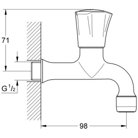 Rubinetto di uscita GROHE Costa