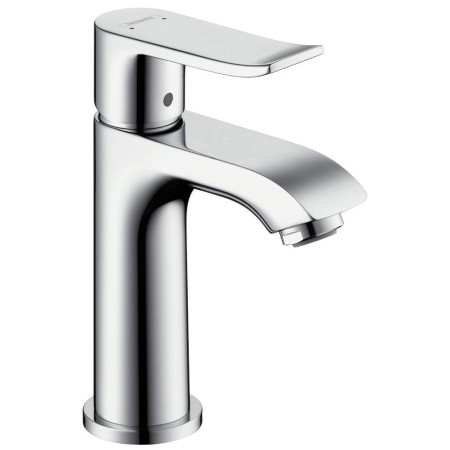 hansgrohe Metris Einhebel-Waschtischmischer 100 mit Ablaufgarnitur